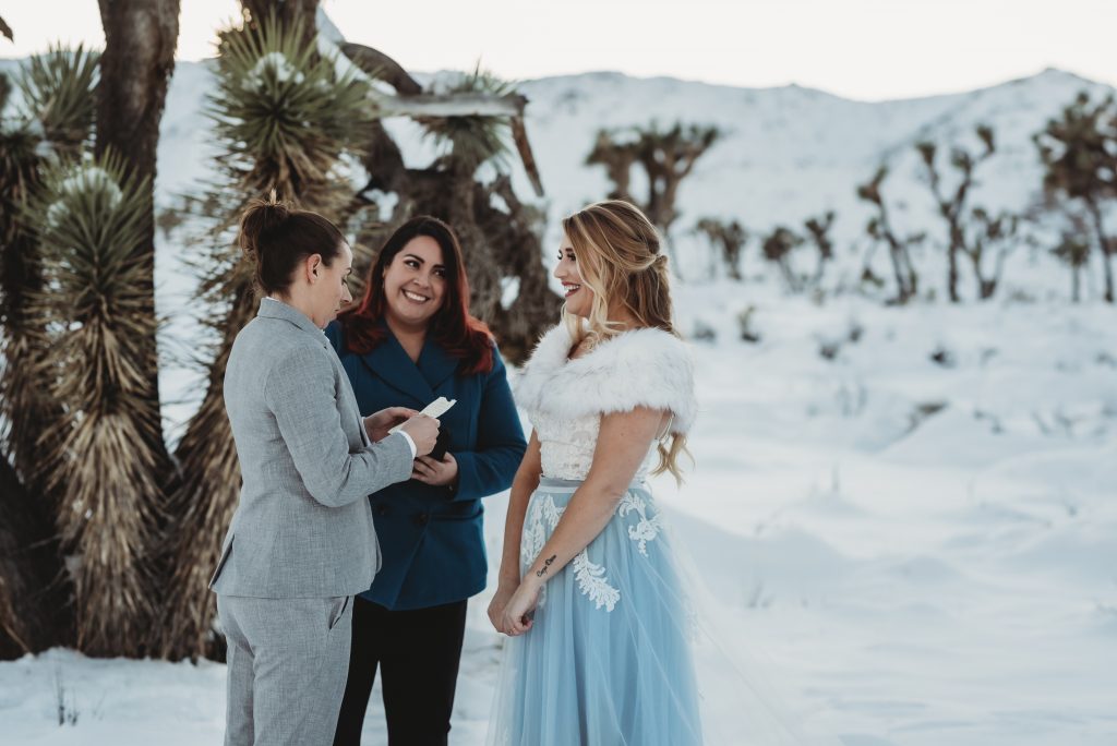 Let's Get Married by Marie performs a queer elopement in Joshua Tree