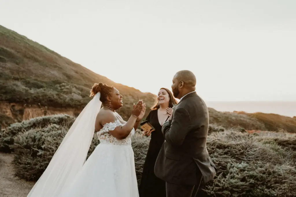Big Sur elopement package with Let's Get Married by Marie