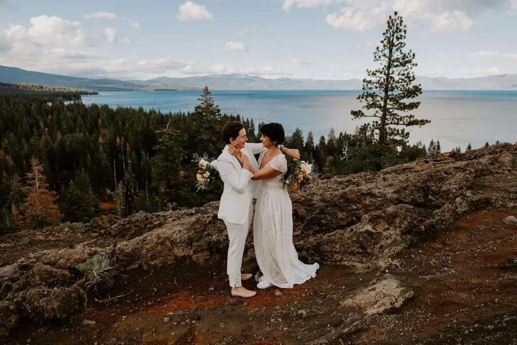 Lake Tahoe elopement packages with Let's Get Married by Marie