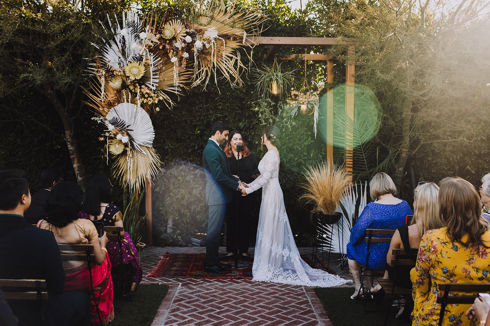Los Angeles wedding officiant Let's Get Married by Marie Ruby Street